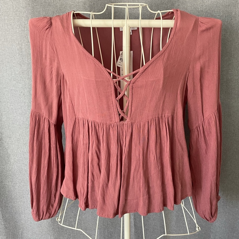 New! Patrons of Peace flowy blouse.